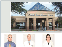 Tablet Screenshot of coastalbendcancercenter.com
